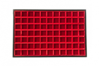 Standart tray – velvet model 77 squares