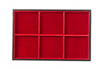 Standart tray – velvet model 6 squares