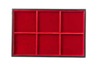 Standart tray – velvet model 6 squares
